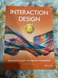 Interation Design : beyond human-computer interaction