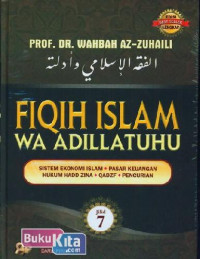 Fiqih islam 1 : Wa adillatuhu / Wahbah az Zuhaili; Penerjemah: Abdul Hayyie al Kattani; Penyunting: Budi Permadi