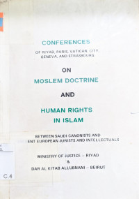 Conferences on moslim doctrine and human / Between Saudi Canoninsts