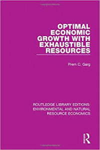 Optimal economic geowth with exhautible resources Vol 6