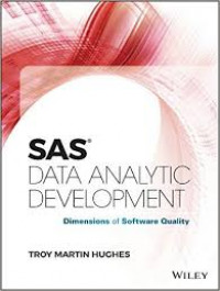 SAS data analytic development : dimensions of software quality