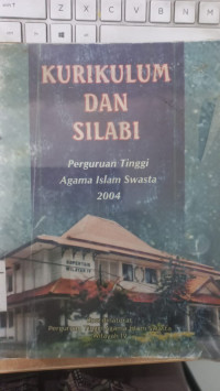 Image of Kurikulum dan silabi perguruan iinggi agama Islam swasta 2004 : M. Ridlwan Nasir [et.al]